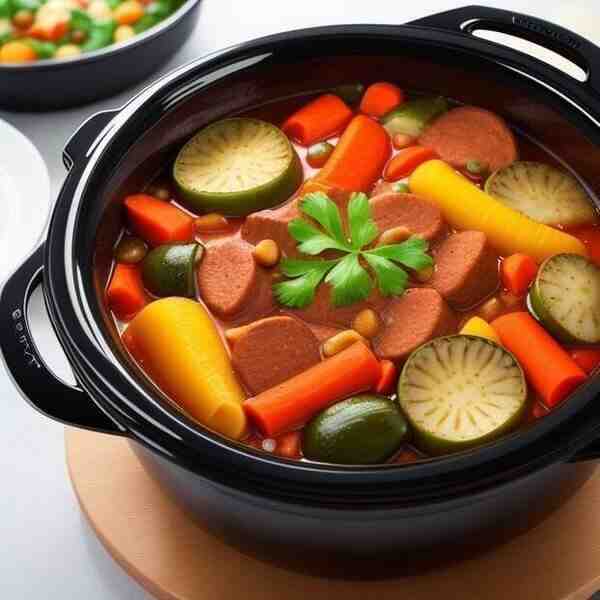 Овощное рагу в мультиварке